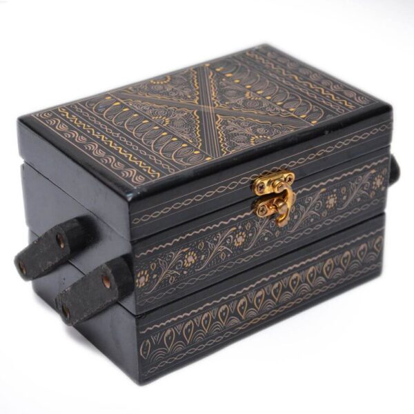 Lacquer Art Jewellery Box 3 step Best Price in pakistan