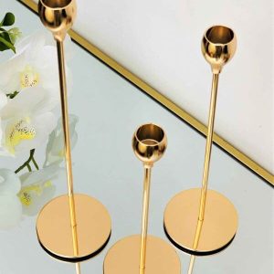 metal 3 pcs candle stand