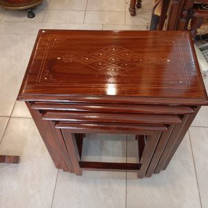 sheesham wood nesting table